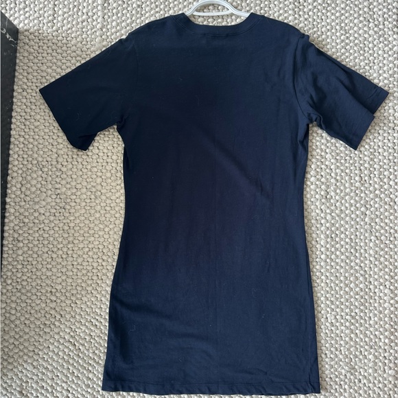 COTTON CITIZEN Tokyo Short Sleeve Mini Dress - Women’s Size S - Navy Blue - Picture 4 of 4